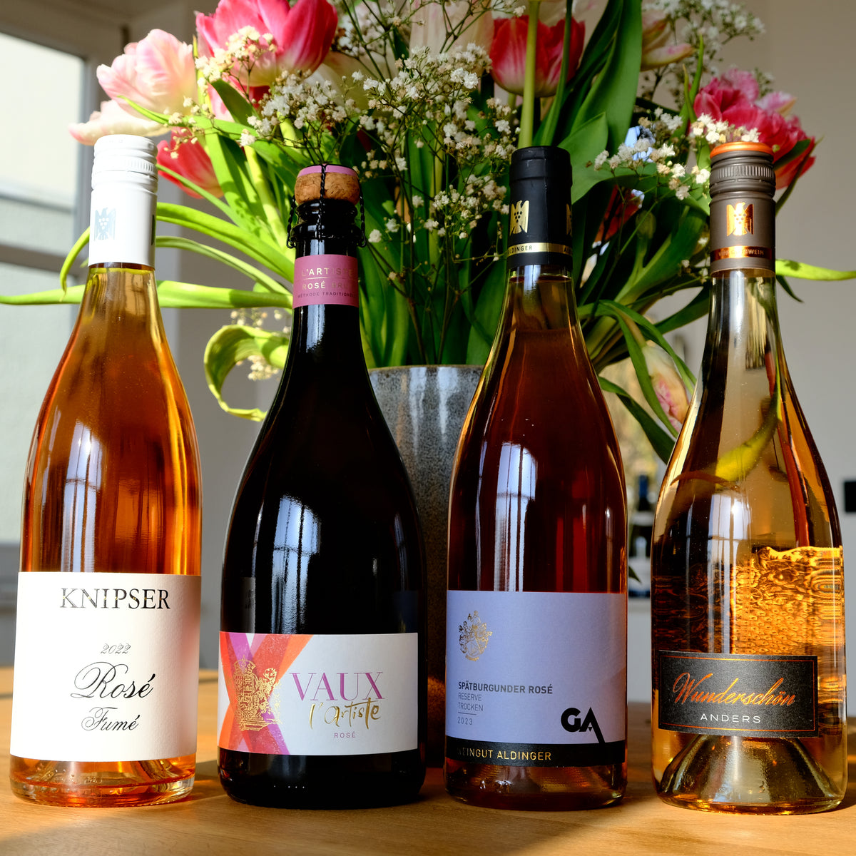 Großes Rosé-Paket – 4 Spitzenwinzer aus Deutschland